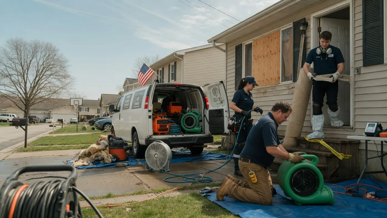 Water Damage Restoration in Bluffton, OH near me